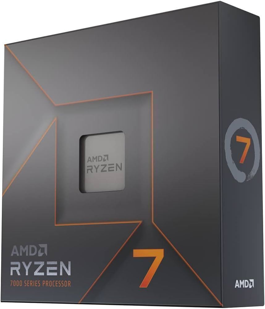 AMD 100-100000591WOF Processor Ryzen 7 7700X 8C 16T 4.5GHz WITHOUT COOLER