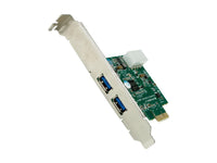 AcomData ADPU3-PCIX IO SuperSpeed USB3 2Port PCI Express Card Retail