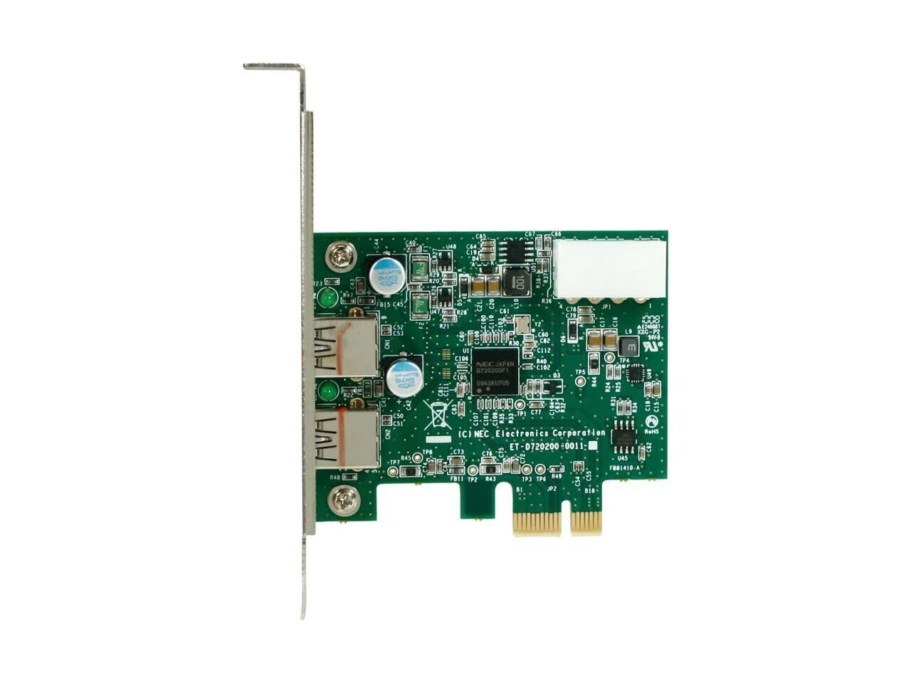 AcomData ADPU3-PCIX IO SuperSpeed USB3 2Port PCI Express Card Retail