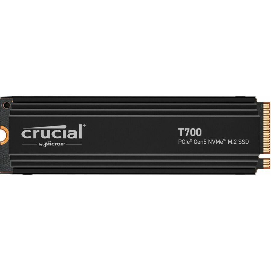 Crucial CT1000T700SSD5 T700 1TB PCIe Gen5 NVMe M.2 SSD with heatsink Retail