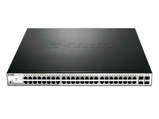 D-Link DGS-1210-52MP 48PT Web Smart Gigabit PoE Switch with 4 SFP Slots