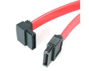 StarTech SATA18LA1 18" SATA to Left Angle SATA Cable Serial ATA 300Mbps SSD HDD