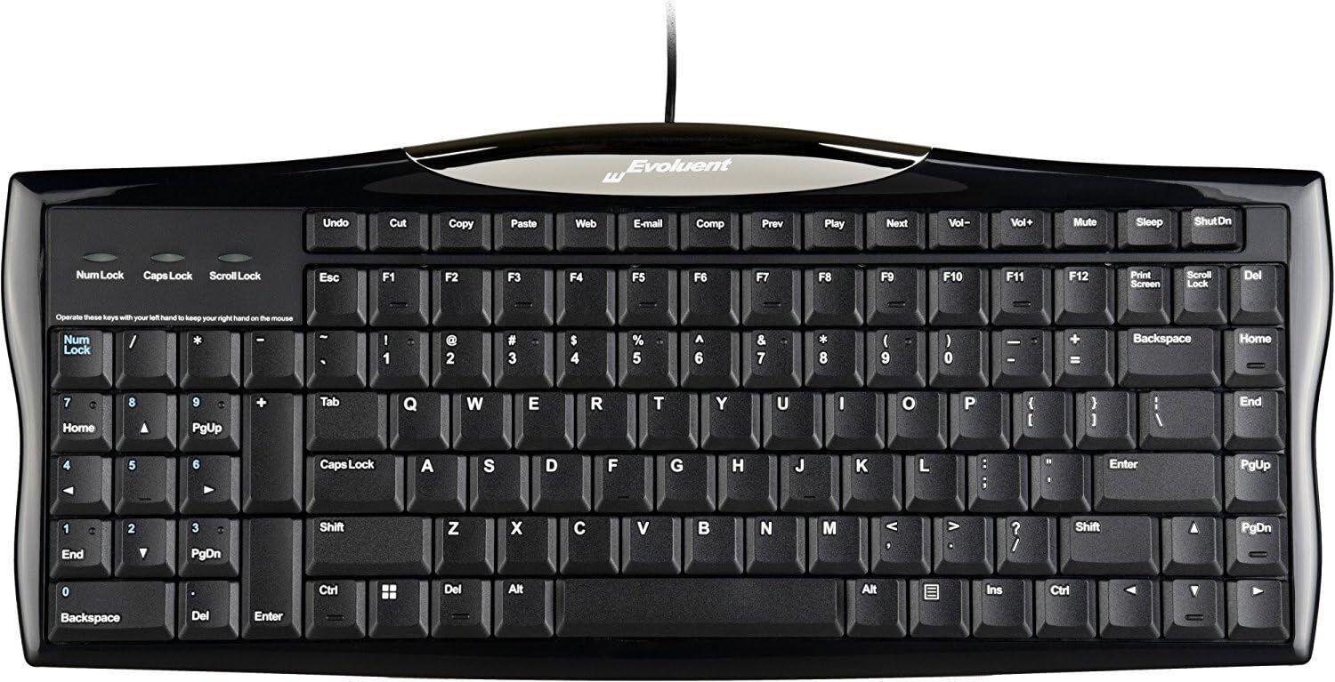 Evoluent R3K Reduced Reach Right-Hand Keyboard Retail