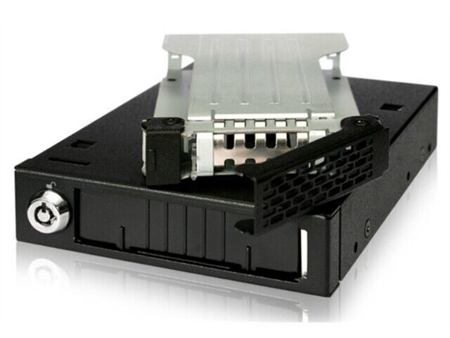 ICY DOCK MB991SK-B 2.5 SATA HDD SSD Full Metal Mobile Rack 1x3.5 Device Bay