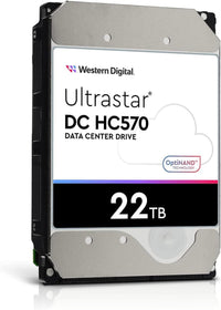 Western Digital 0F48155 Ultrastar DC HC570 22 TB Hard Drive - 3.5" Internal