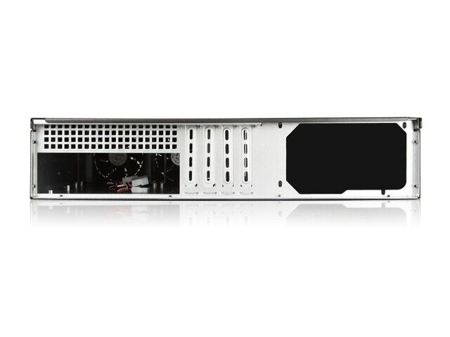 iStarUSA D-214-MATX Rackmount 2U Compact 2x5.25 USB2.0 microATX Chassis RTL