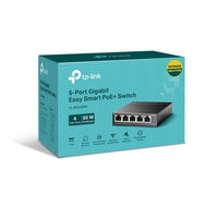 TP-Link TL-SG105PE 5-Port Gigabit 802.11af/at PoE+ Easy Smart Switch 65W Power