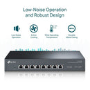 TP-Link TL-SX1008 8Port 10G Desktop Rackmount Network Switch w FAN 160Gbps