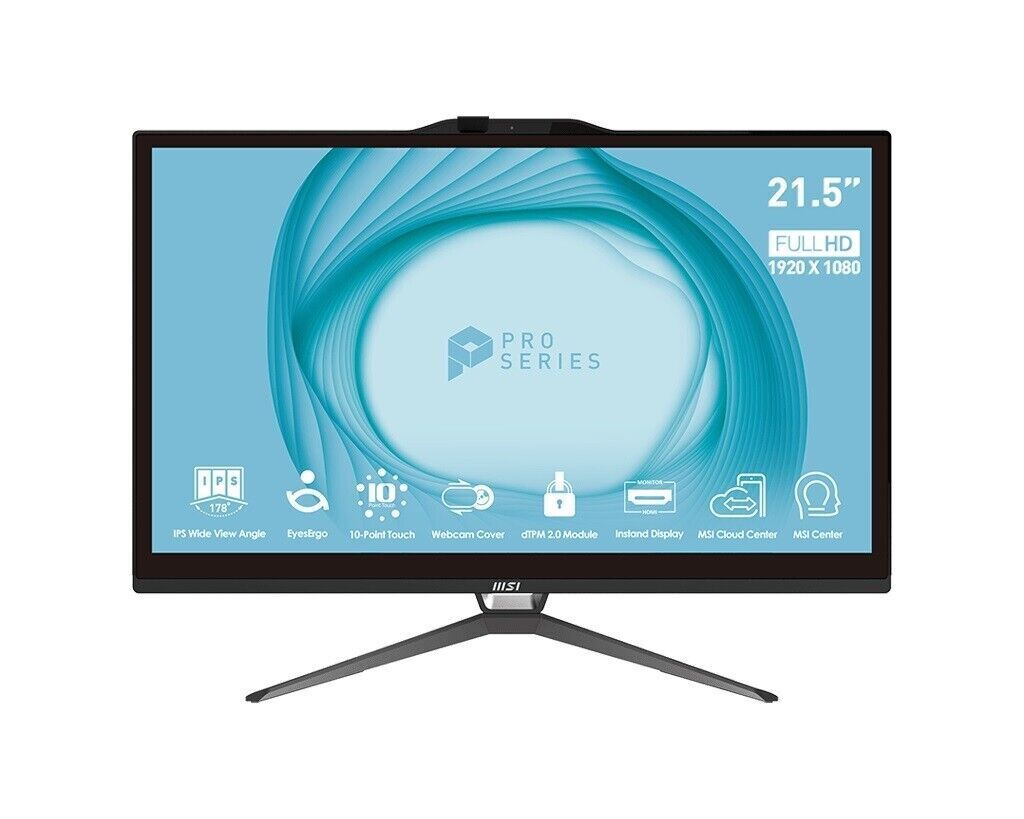 MSI PAP222T13M059 All-in-One PRO AP222T 13M-059US Ci3-13100 8GB 512GB