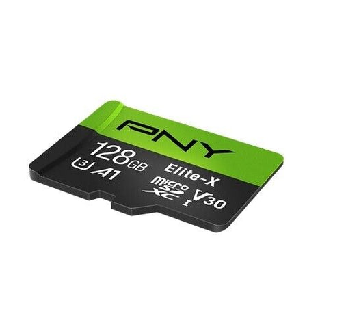 PNY P-SDU128U3WX-GE Memory Flash uSDXC 128G UI-U3 R100 ELT-X GE Retail