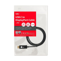 SIIG CB-TC0K11-S1 USB-C to DisplayPort Cable 2M OPP Bag