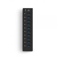 Vantec UGT-AH110U3-BK 10-Port USB 3.0 Aluminum ALL Data charging Hub