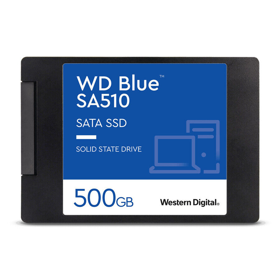 Western Digital WDS500G3B0A SSD 500GB SATA III 2.5 7mm Blue SA510 Retail