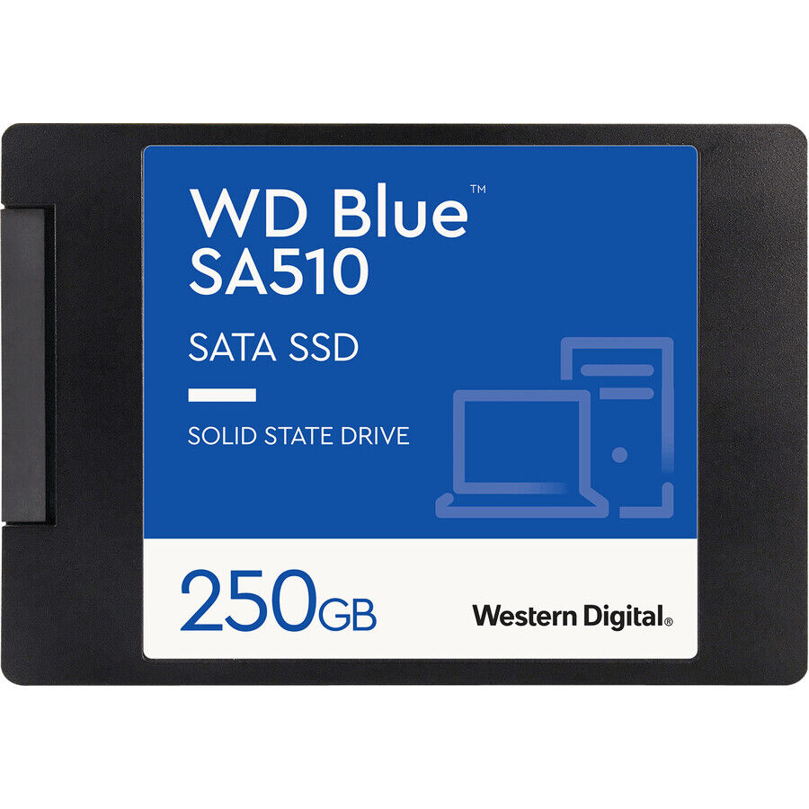 Western Digital WDS250G3B0A SSD 250GB SATA III 2.5 7mm Blue SA510 Retail