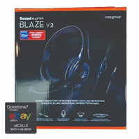 Creative Labs 70GH032000001 Sound Blaster Blaze V2 Over-ear Headset Retail