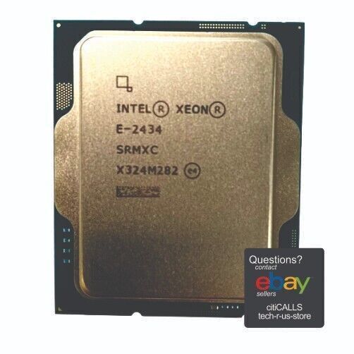 Intel CM8071505025205 CPU Xeon E-2434 3.4GHz 12M Cache LGA1700 Tray