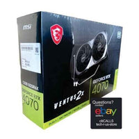 MSI G4070V2X12C NVIDIA GeForce RTX 4070 Graphic Card - 12 GB GDDR6X