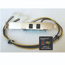 Digium 1PWR2402BLF Dual PSU Bracket Power Supply for Analog FXS Card Full Height