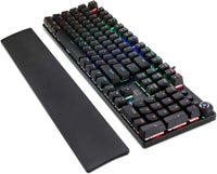 Adesso AKB-650EB RGB Programmable Mech Gaming Keyboard w Detachable Mag Palmrest