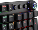 Adesso AKB-650EB RGB Programmable Mech Gaming Keyboard w Detachable Mag Palmrest