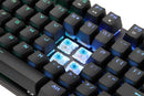 Adesso AKB-650EB RGB Programmable Mech Gaming Keyboard w Detachable Mag Palmrest