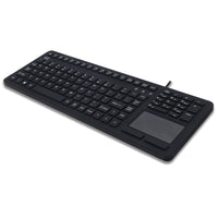 Adesso AKB-270UB Waterproof Antimicrobrial Antimicrobial Keyboard w TouchPad USB