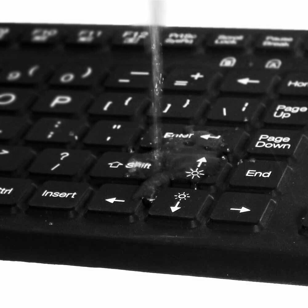 Adesso AKB-270UB Waterproof Antimicrobrial Antimicrobial Keyboard w TouchPad USB