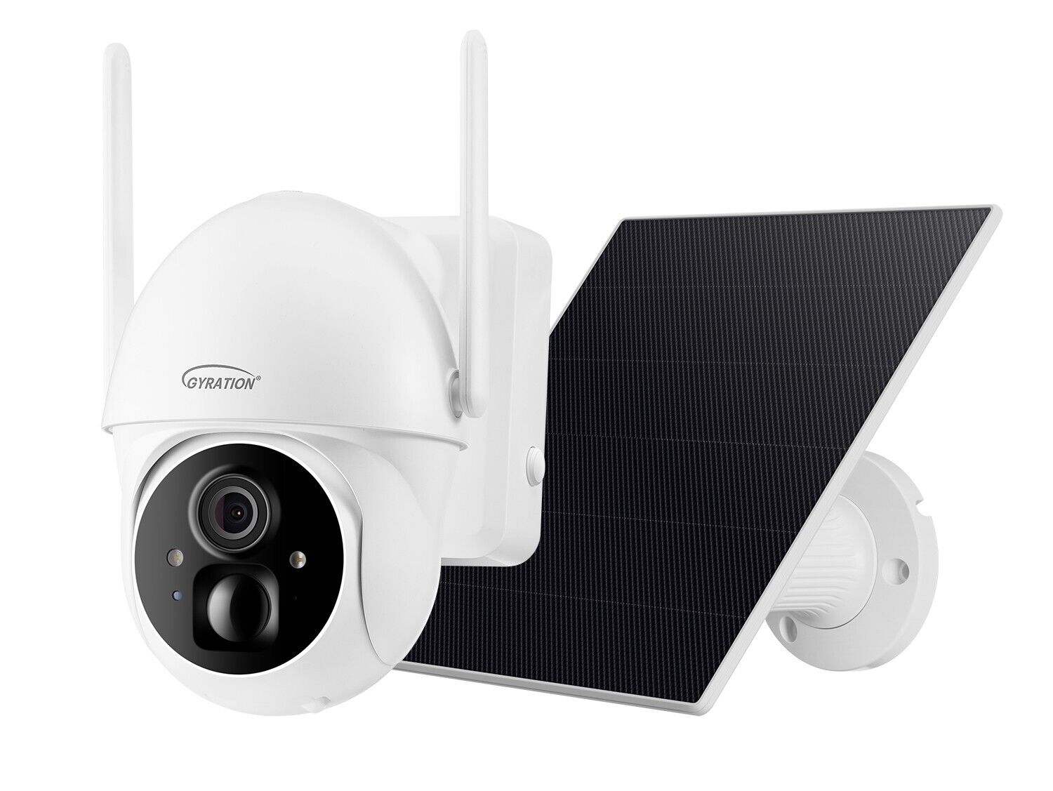 Adesso Gyration CYBERVIEW 3020 2MP Smart WiFi Pan Tilt Zoom Camera w Solar Power