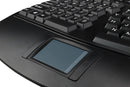 Adesso WKB-4500UB 2.4 RF Wireless Ergo 104 Keyboard Glidepoint TouchPad PalmRest