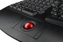 Adesso WKB-3150UB Wireless TruForm Ergonomic Trackball Keyboard with Palm Rest