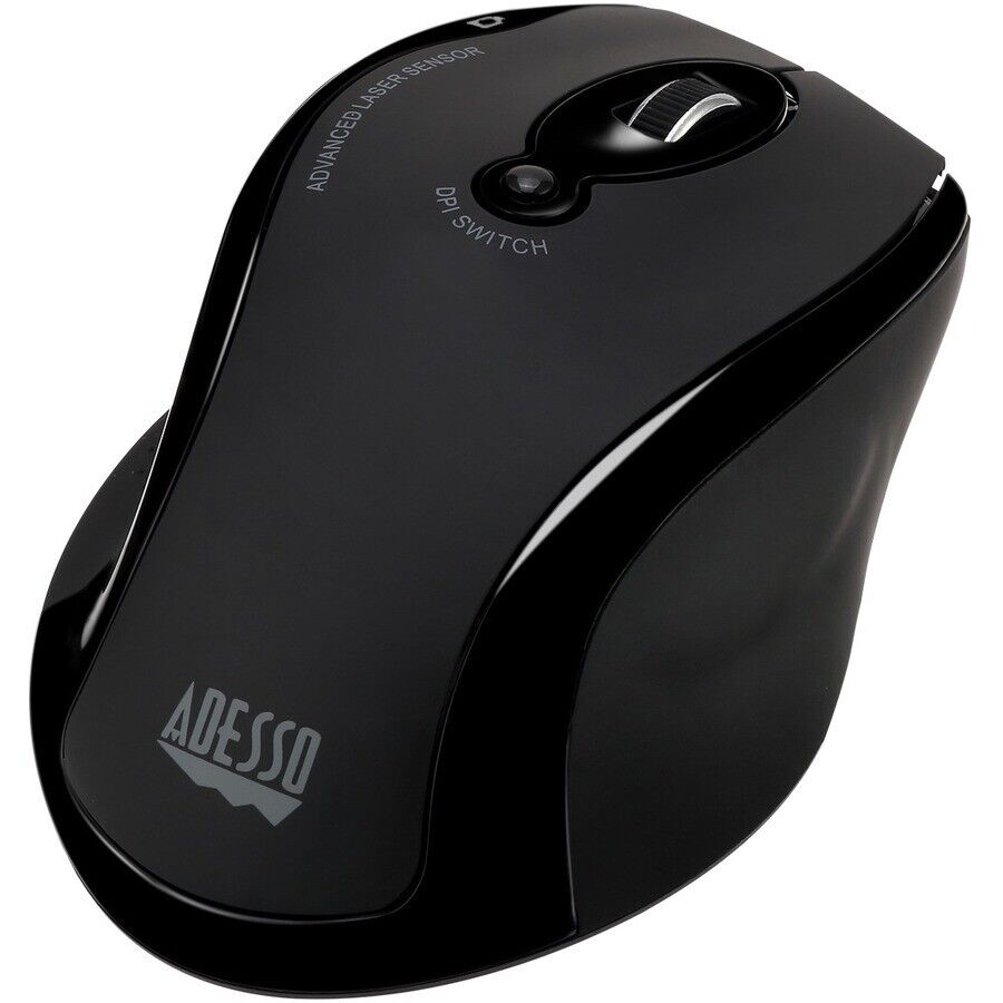 Adesso IMOUSE G25 Wireless Ergonomic Right Handed Laser Optical Mouse 1600DPI