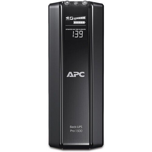 APC BR1500GI Pro Backup System Tower 8 Hour Recharge Battery/Surge Outlet