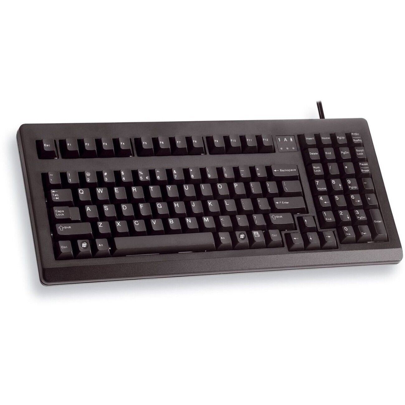 Cherry G80-1800LPCEU-2 G80-1800 Black Keyboard wired USB PS2 Gold Crosspoint