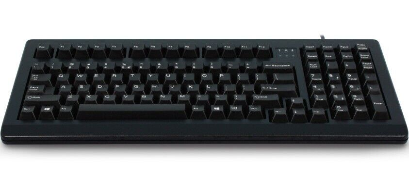 Cherry G80-1800LPCEU-2 G80-1800 Black Keyboard wired USB PS2 Gold Crosspoint