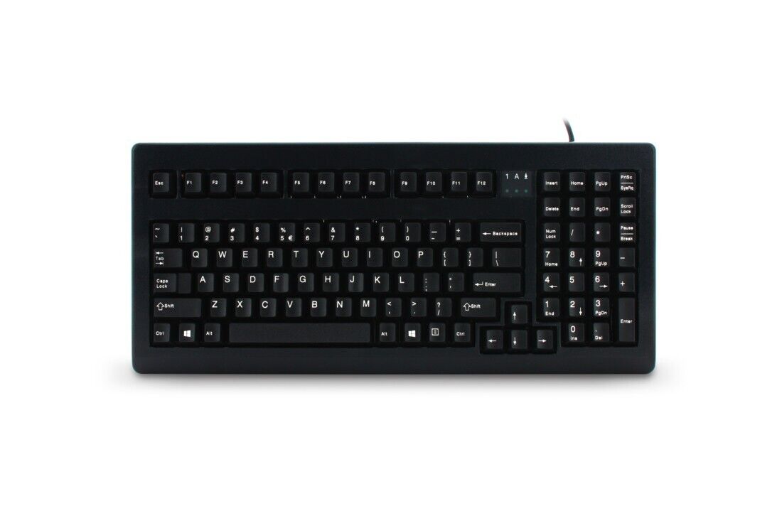 Cherry G80-1800LPCEU-2 G80-1800 Black Keyboard wired USB PS2 Gold Crosspoint