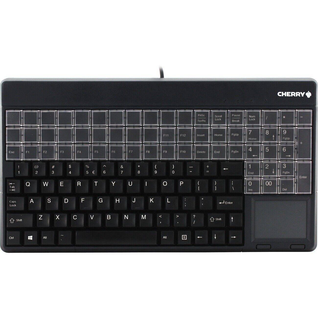 Cherry G86-61401EUADAA G86-61401 MultiFunation Black Keybard w Touchpad IP54