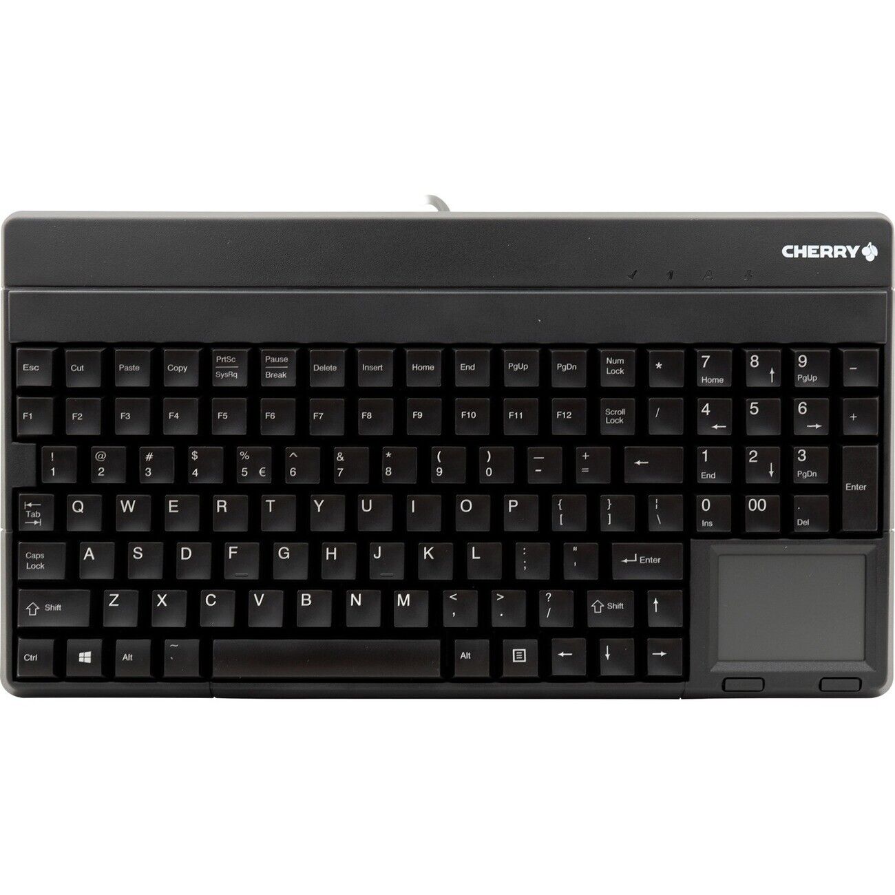 Cherry G86-62401EUADAA G86-62401 Black Compact Black Keyboard Touchpad IP54