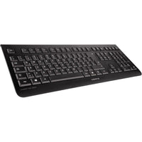 Cherry JD-0710EU-2 DW 3000 Wireless Flat Black Keyboard Mouse Hotkeys Nano USB