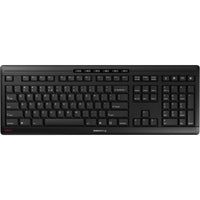 Cherry JK-8550US-2 STREAM Wireless Black Keyboard Hotkey Status LED Encryption