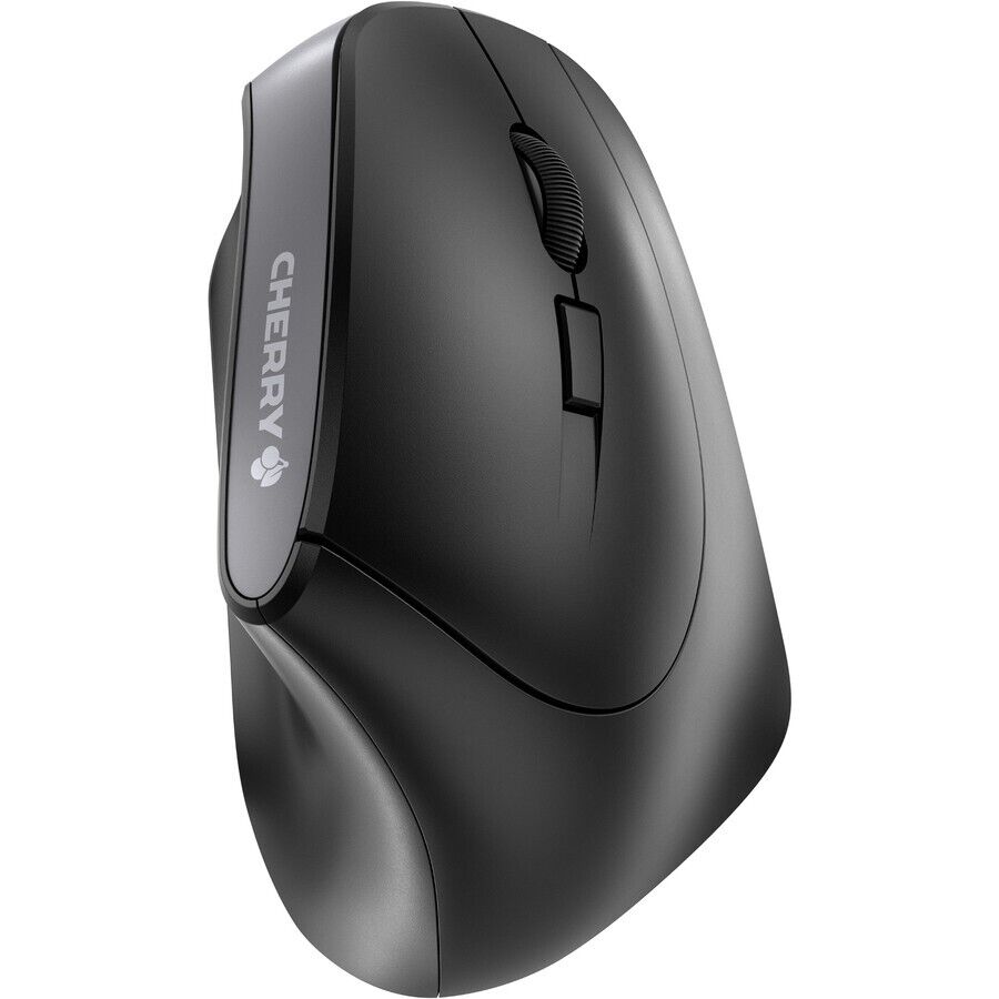 Cherry JW-4500 MW 4500 Black Gray Wireless Ergo Optical Right Hand Mouse 1200dpi