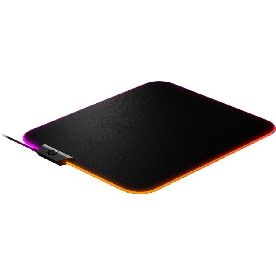 Steelseries 63826 QCK Prism Cloth RGB Gaming Mouse Pad 35"x11" Anti-Slip Rubber