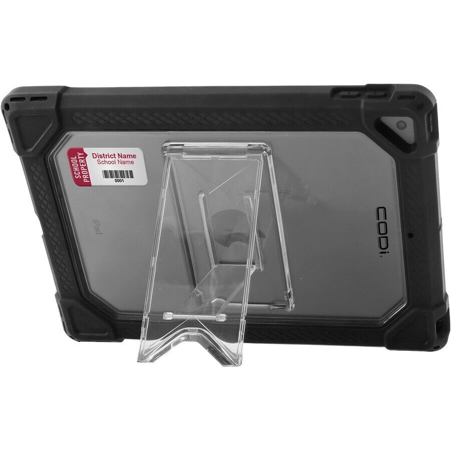 Codi C30705067 Clear Rugged iPad 10.2" Case 7th 8th 9th Gen with BackStand