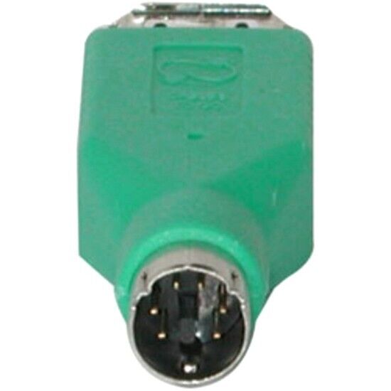 C2G 35700 USB to PS2 USB Mouse to PS/2 DIN-6F Computer Connector Green