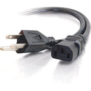 C2G 03134 10FT (120") AC Black Power Cord Cable PC Monitor Printer Scanner 18AWG