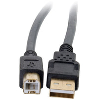 C2G 45003 10FT (3M) Ultima USB-A to USB-B 2.0 Standard CHARCOAL Printer Cable