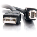 C2G 28101 3FT (36") USB-A to USB-B BLACK Cable for use w Printer Scanner Modem