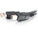 C2G 28101 3FT (36") USB-A to USB-B BLACK Cable for use w Printer Scanner Modem