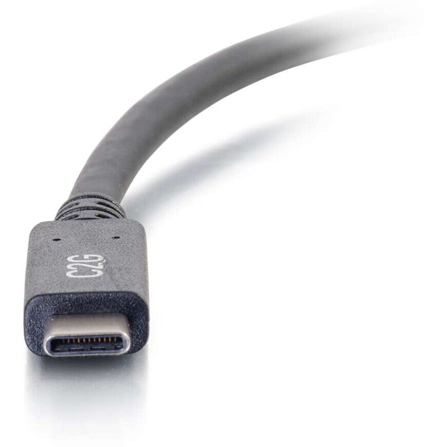 C2G 28833 10FT (120") USB-C to USB-A 3.1 3A 5Gbps Male Male Long Black Cable