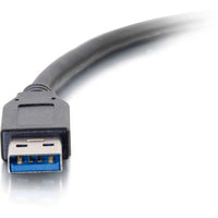 C2G 28833 10FT (120") USB-C to USB-A 3.1 3A 5Gbps Male Male Long Black Cable