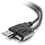 C2G 28871 6FT (72") USB-C to USB-A 3.1 3A 5Gbps Male Male Long Black Cable